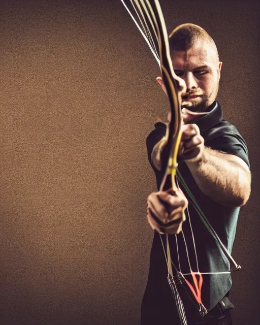 Image similar to man pointing his bow and arrow, photo, film, wallpaper