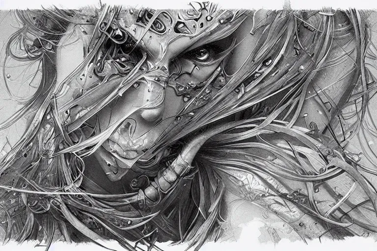 Image similar to “ a extremely detailed stunning drawings by allen william on artstation ”