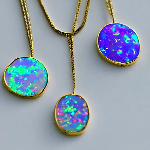 Image similar to opal galaxy jewellery