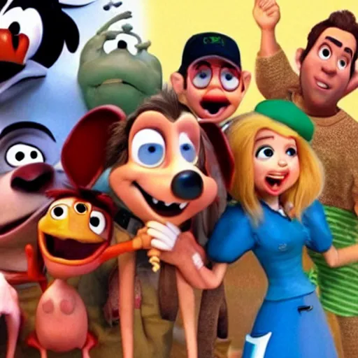 Image similar to the cast of It's Always Sunny In Philadelphia (2005), Disney Pixar film