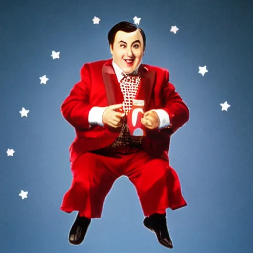 Image similar to jack black as peewee herman, peewee's playhouse, tv still