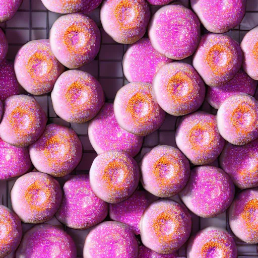 Prompt: millions and millions of Pink Frosted Sprinkle Covered Doughtnuts, a sea of Pink Frosted Sprinkle Covered Doughnuts, Unreal Engine 5 render, hyperrealistic, AAA game, incredible detail