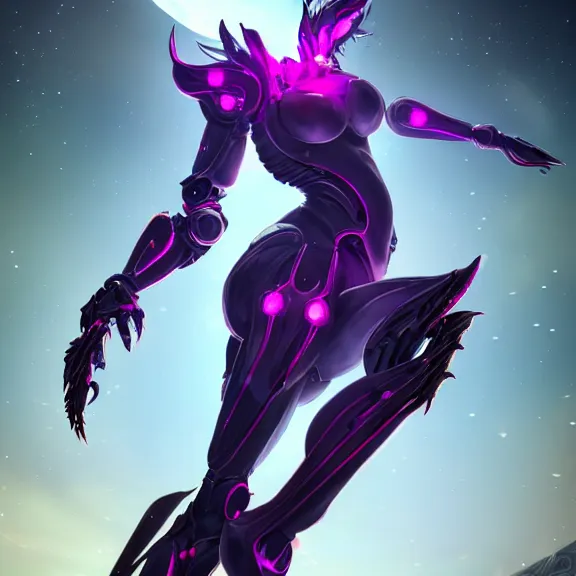 Prompt: highly detailed giantess shot exquisite warframe fanart, looking up at a giant beautiful stunning saryn prime female warframe, as a stunning anthropomorphic robot female dragon, looming over you, dancing elegantly over you, your view upward between the legs, white sleek armor with glowing fuchsia accents, proportionally accurate, anatomically correct, sharp robot dragon paws, two arms, two legs, camera close to the legs and feet, giantess shot, upward shot, ground view shot, paw shot, leg and thigh shot, elegant front shot, epic low shot, high quality, captura, realistic, sci fi, professional digital art, high end digital art, furry art, macro art, giantess art, anthro art, DeviantArt, artstation, Furaffinity, 3D realism, 8k HD octane render, epic lighting, depth of field