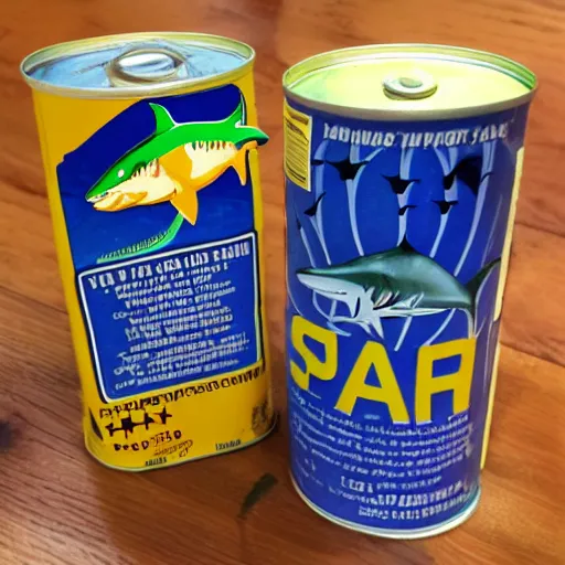 Prompt: Can of Shark Spam