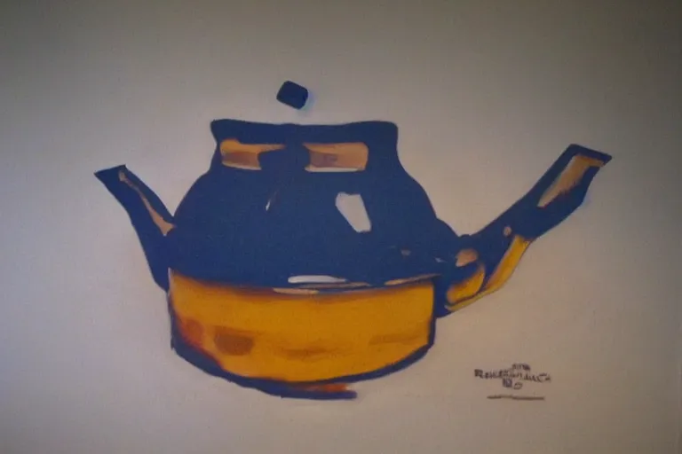 Image similar to russel's teapot