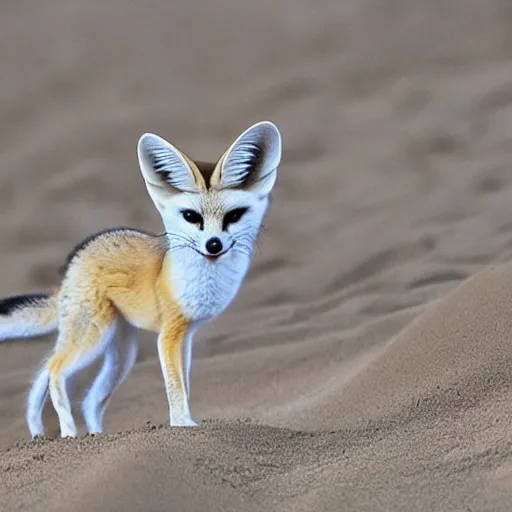 Prompt: fennec, the sandy fox, photo