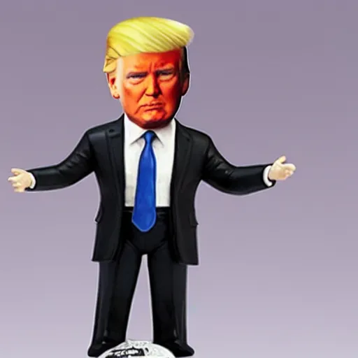 Image similar to gigachad bobblehead donald trump