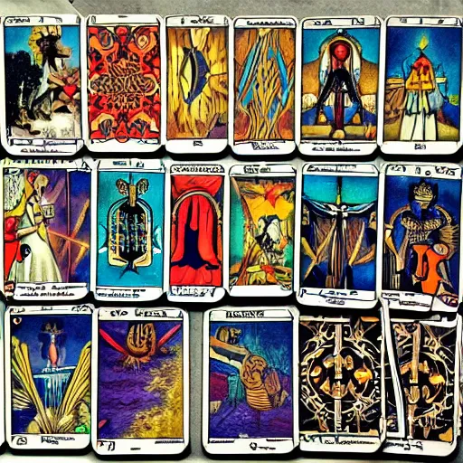 Image similar to tarot cards