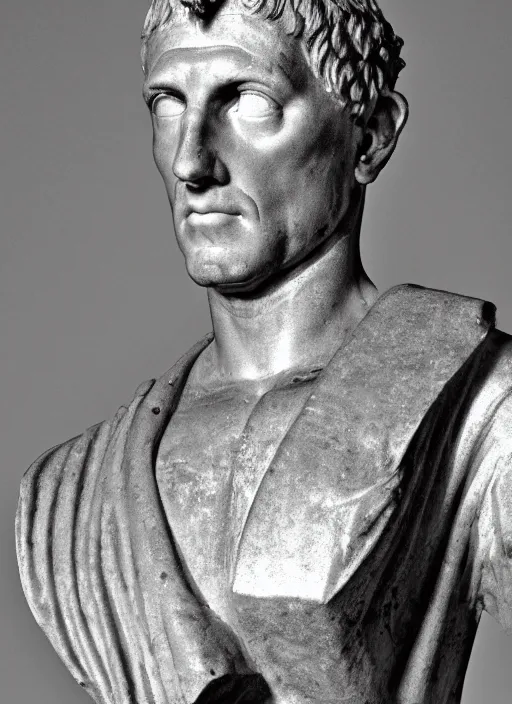 Image similar to a full portrait photo of julius caesar, f / 2 2, 3 5 mm, 2 7 0 0 k, lighting, perfect faces, award winning photography.