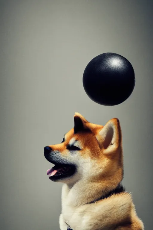 Image similar to 📷 shiba inu wielding baseaball bat, canine photography, dramatic shot, very detailed, 4 k ✨