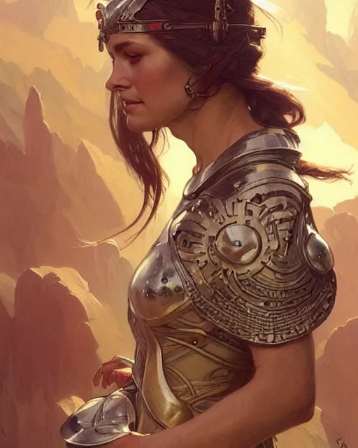 Prompt: viking woman, spacesuit, real life skin, intricate, elegant, highly detailed, artstation, concept art, smooth, sharp focus, art by artgerm and greg rutkowski and alphonse mucha