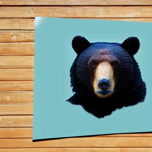 Image similar to a photo of a bear made out of gelatin