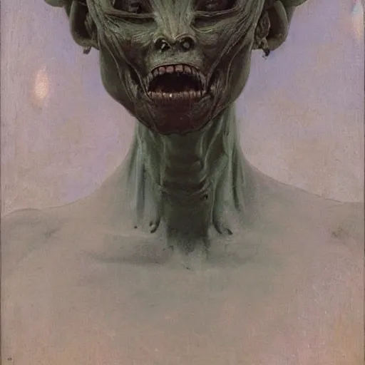 Image similar to alien by ilya repin