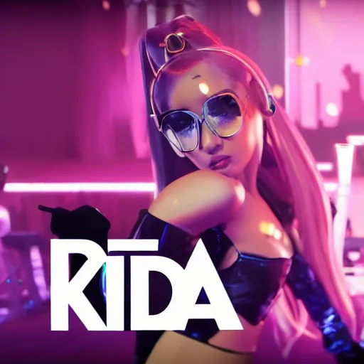 Image similar to Still of the KDA music video Popstarts featuring Ariana Grande. 3d render, octane render, realistic, highly detailed, trending on artstation, 4k, cgsociety, unreal engine 5, redshift render, blender, behance, cg