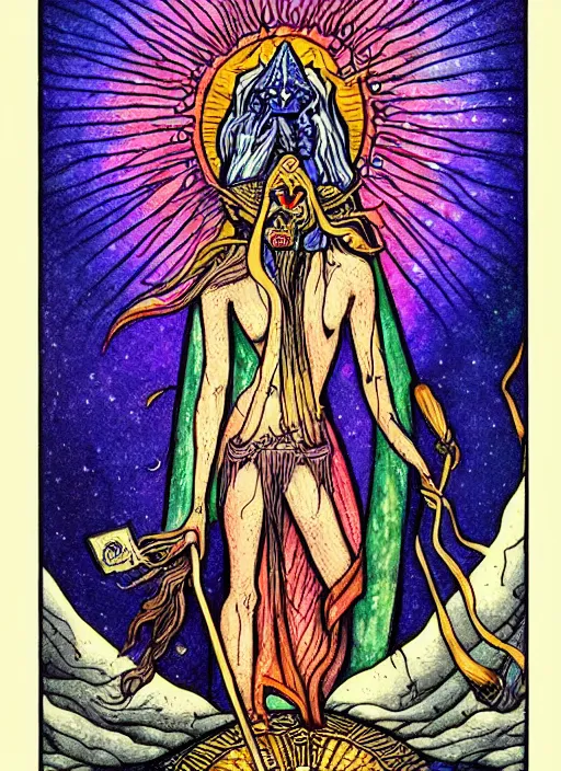 Prompt: beautiful tarot illustration of death, in the style of sam guay and, mystical colors, trending on artstation