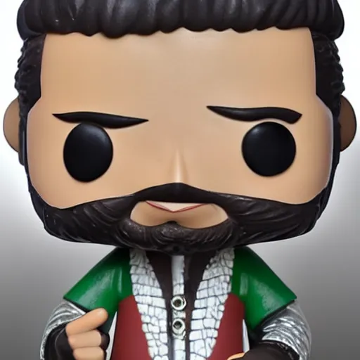 Image similar to agostinho carrara as funko pop toy, 4 k, very detailed