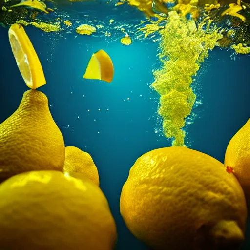 Image similar to lemon, splash underwater! photoshop edit, golden ratio