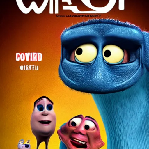 Image similar to pixar coronavirus movie poster