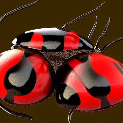 Image similar to ladybugs, the lord of the rings ( film ), 3 d render