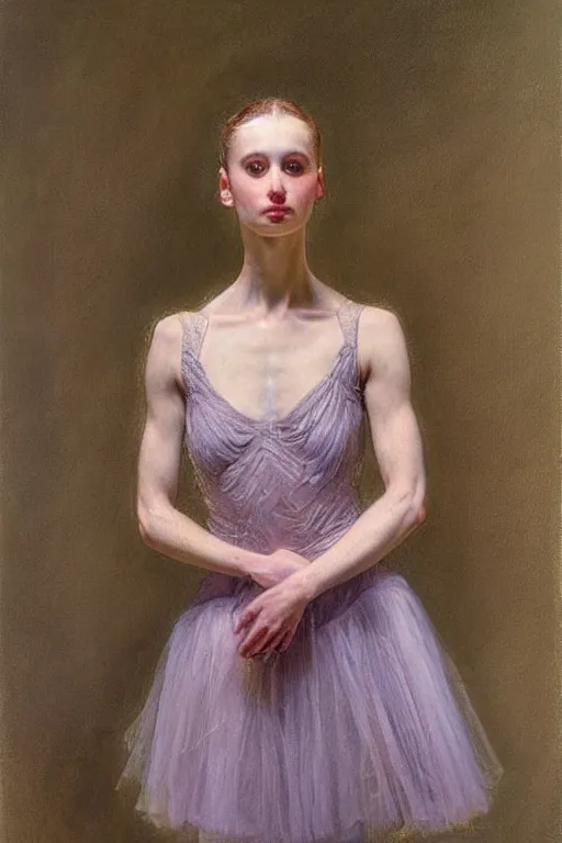 Prompt: portrait of a gorgeous graceful young southern prima ballerina, by donato giancola and berthold woltze.