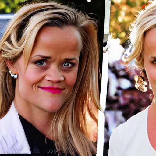 Image similar to rice on reece witherspoon face