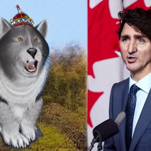 Prompt: justin trudeau fursona