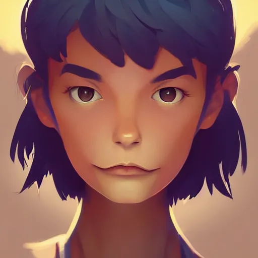 Image similar to face icon stylized minimalist comic - con, loftis, cory behance hd by jesper ejsing, by rhads, makoto shinkai and lois van baarle, ilya kuvshinov, rossdraws global illumination