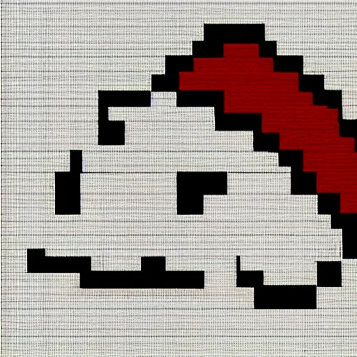 Image similar to a goomba pixel art