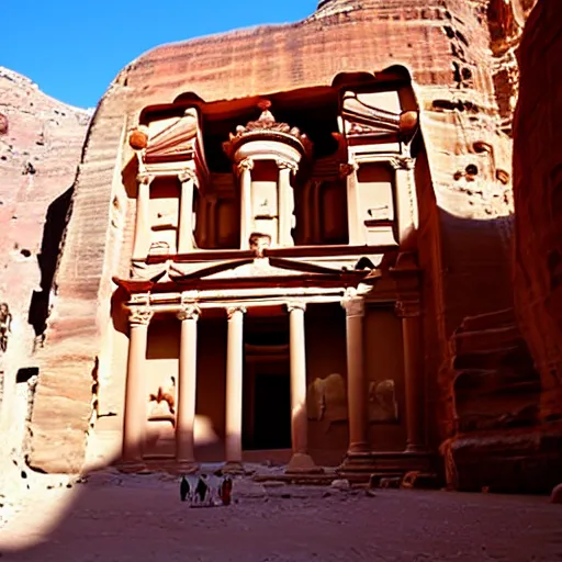 Image similar to the temple of petra