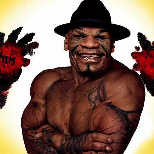 mike tyson as hideous dream murderer freddy krueger | Stable Diffusion ...