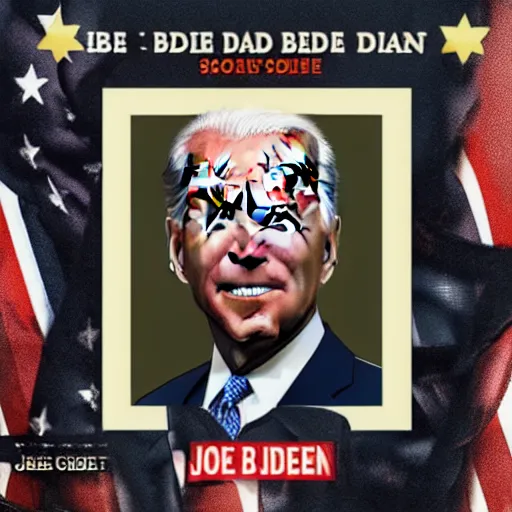 Image similar to joe biden's mixtape cover art