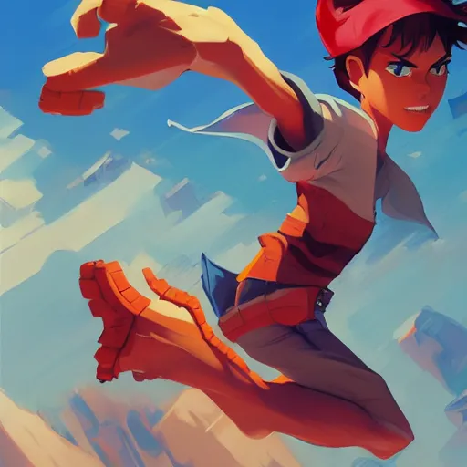 Image similar to hero world game boy advance, behance hd by jesper ejsing, by rhads, makoto shinkai and lois van baarle, ilya kuvshinov, rossdraws global illumination