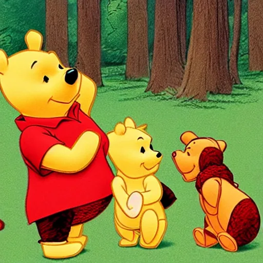 Prompt: Winnie-the-Pooh as the president | photo