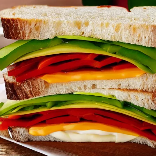 Image similar to image of a sandwich in disney style