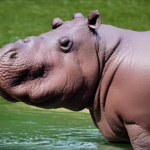 Image similar to a hippo made from a hippocampus