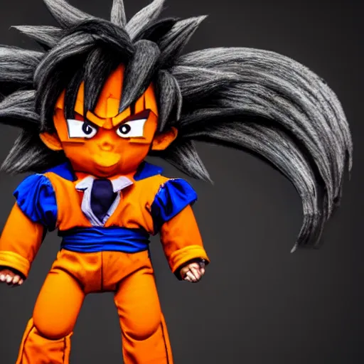 Prompt: animatronic Goku