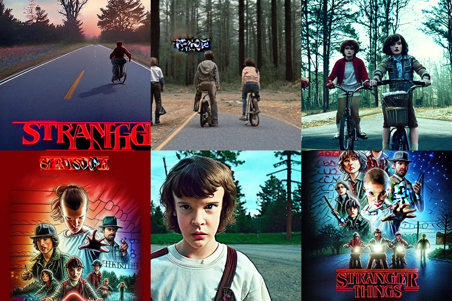 Prompt: a film still from “Stranger things”