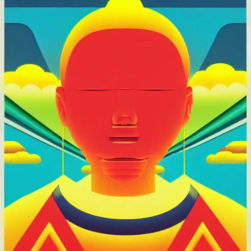 Prompt: techno poster art by shusei nagaoka, kaws, david rudnick, bauhaus, surrealism, neoclassicism, renaissance, hyper realistic, pastell colours, y 2 k, acid, cell shaded, 8 k - h 7 0 4