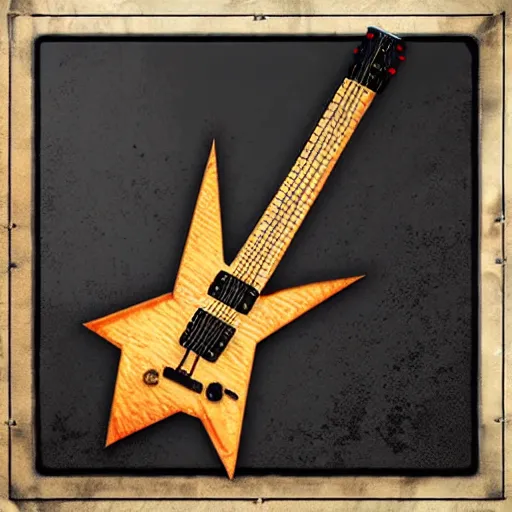 Prompt: Flying V guitar, wake up dead. Megadeth. unreal engine