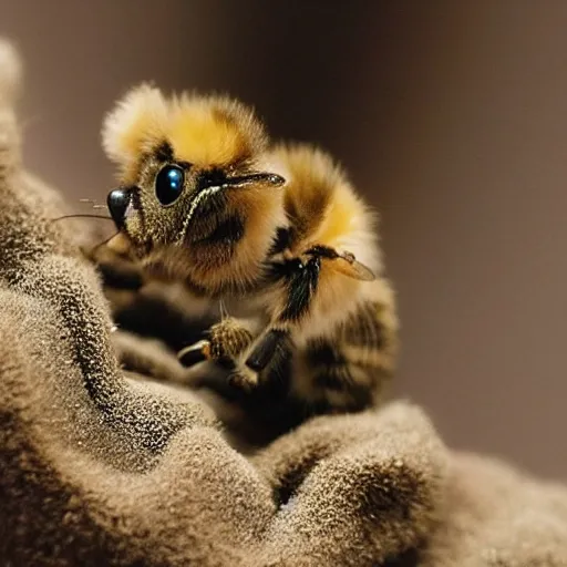 Image similar to photo of world ’ s smallest cat the size of a honeybee