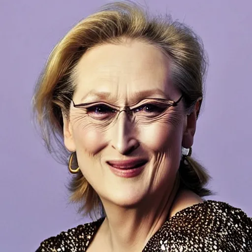 Prompt: meryl streep as a sheep