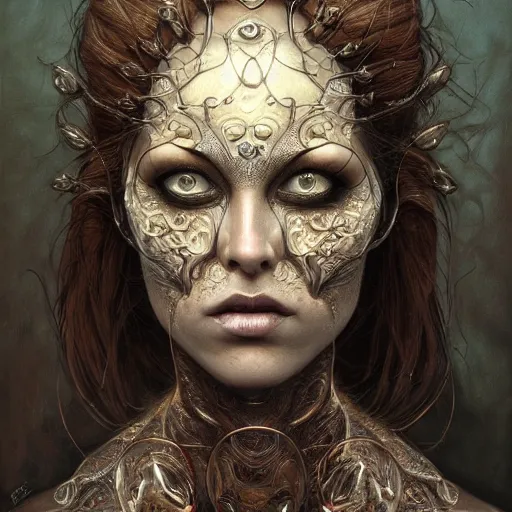 Image similar to low angle shot of a human woman by clive barker, intricate, elegant, highly detailed, centered, digital painting, artstation, concept art, smooth, sharp focus, illustration, artgerm, Tomasz Alen Kopera, Peter Mohrbacher donato giancola, Joseph Christian Leyendecker, WLOP, Boris Vallejo.