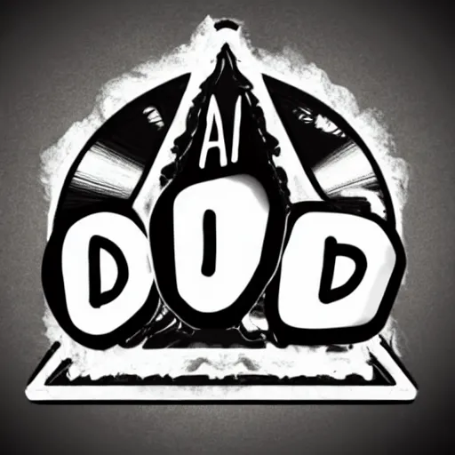 Image similar to a rock band logo with the word dupper.