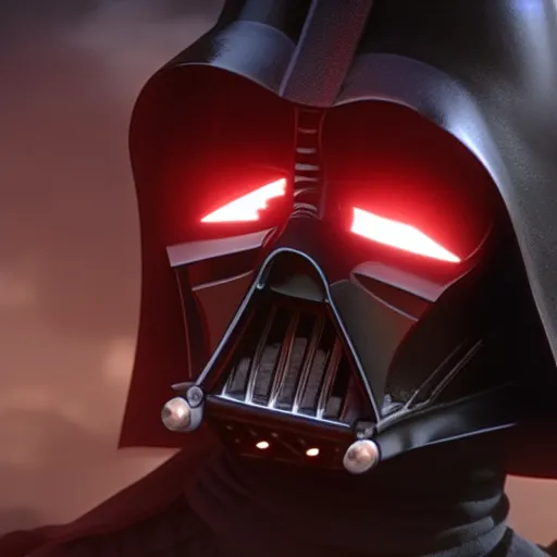 Prompt: Film still of Darth Vader, from Red Dead Redemption 2 (2018 video game)