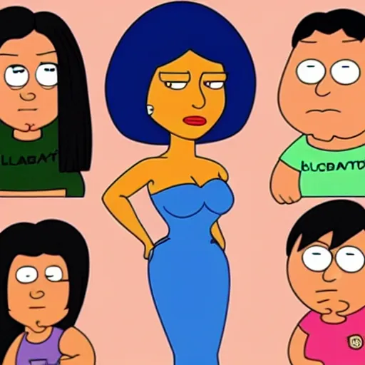 Image similar to kim kardashian in family guy