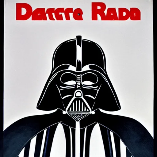 Prompt: darth vader in the style of man ray