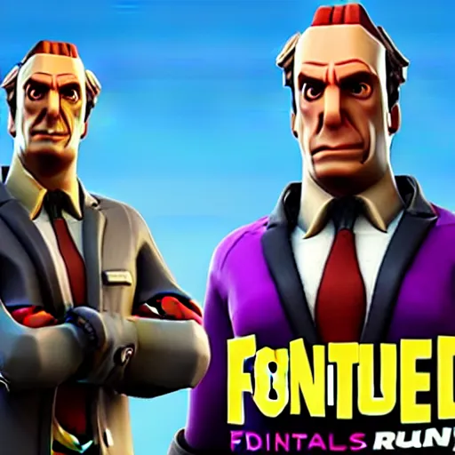 Image similar to Saul Goodman in fortnite