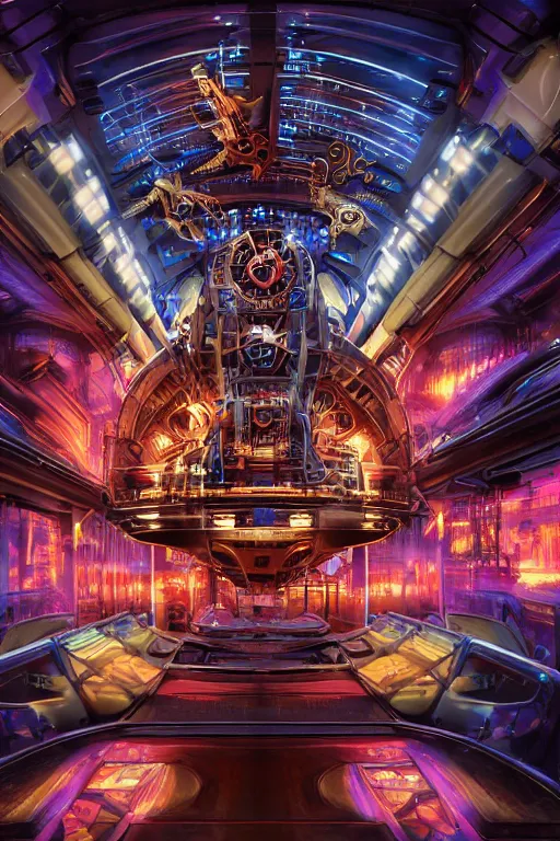 Prompt: a movie poster, the letters tripmachine, realistic digital art, 3 d render of a huge futuristic steampunk machinery inside a steampunk spaceship, 8 k, fluorescent colors, halluzinogenic, multicolored, exaggerated detailed, unreal engine