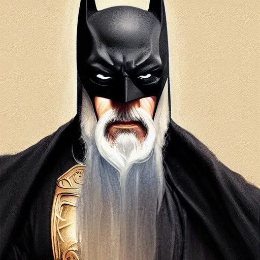 Prompt: portrait of batman gandalf, highly detailed, digital painting, artstation, concept art, smooth, sharp focus, illustration, art by artgerm and greg rutkowski and alphonse mucha