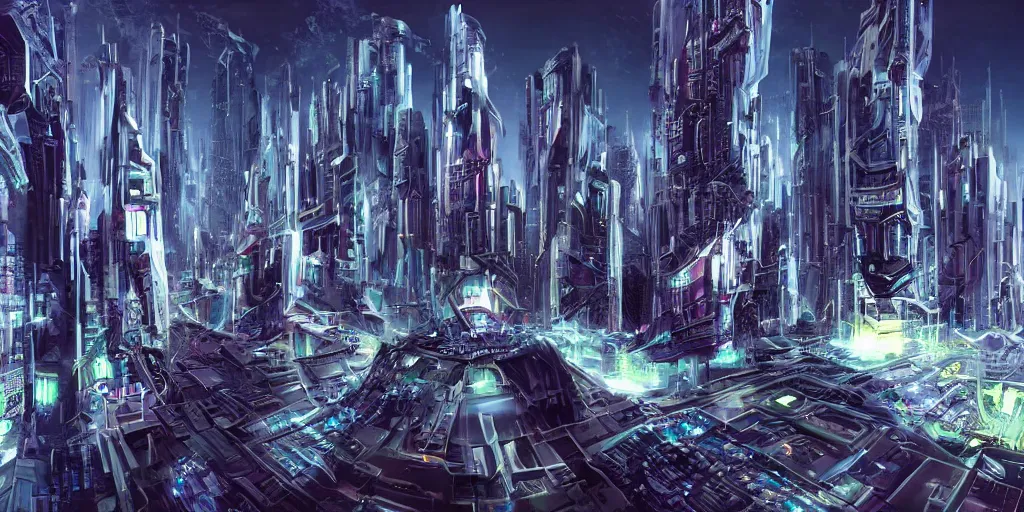 Image similar to futuristic city